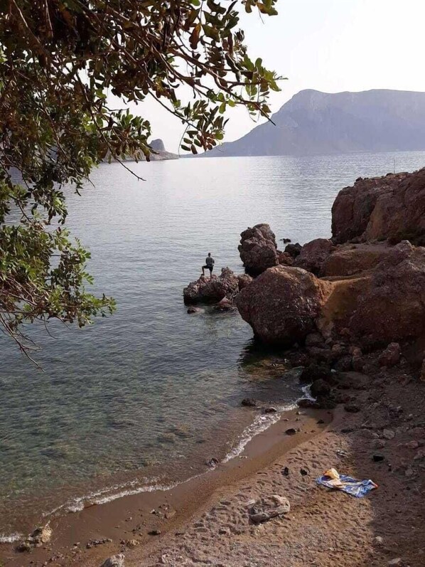 Tæt på stranden