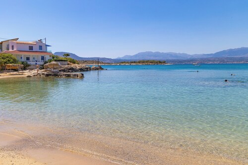 Villa Minoa With Small Private Beach And Surprising Sea and Mountain Views