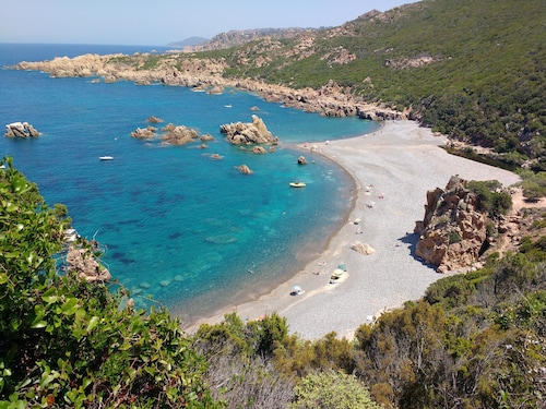 Haus am Meer zwischen Dünen und unberührter Natur 50 Meter vom Meer entfernt mit Schwimmbad