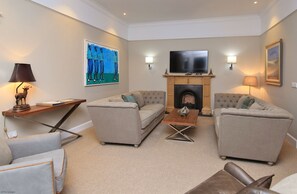 TV connectée, cheminée