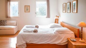 2 chambres, fer et planche Ă repasser, Wi-Fi, draps fournis