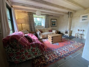 Smart TV, fireplace, DVD player, ping pong