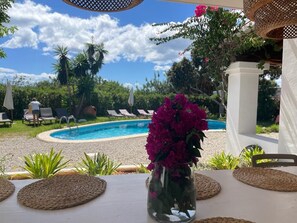 Pool - Lovely house with private pool, BBQ, AC, WiFi in Playa d' en Bossa (Sant Josep de sa Talaia)