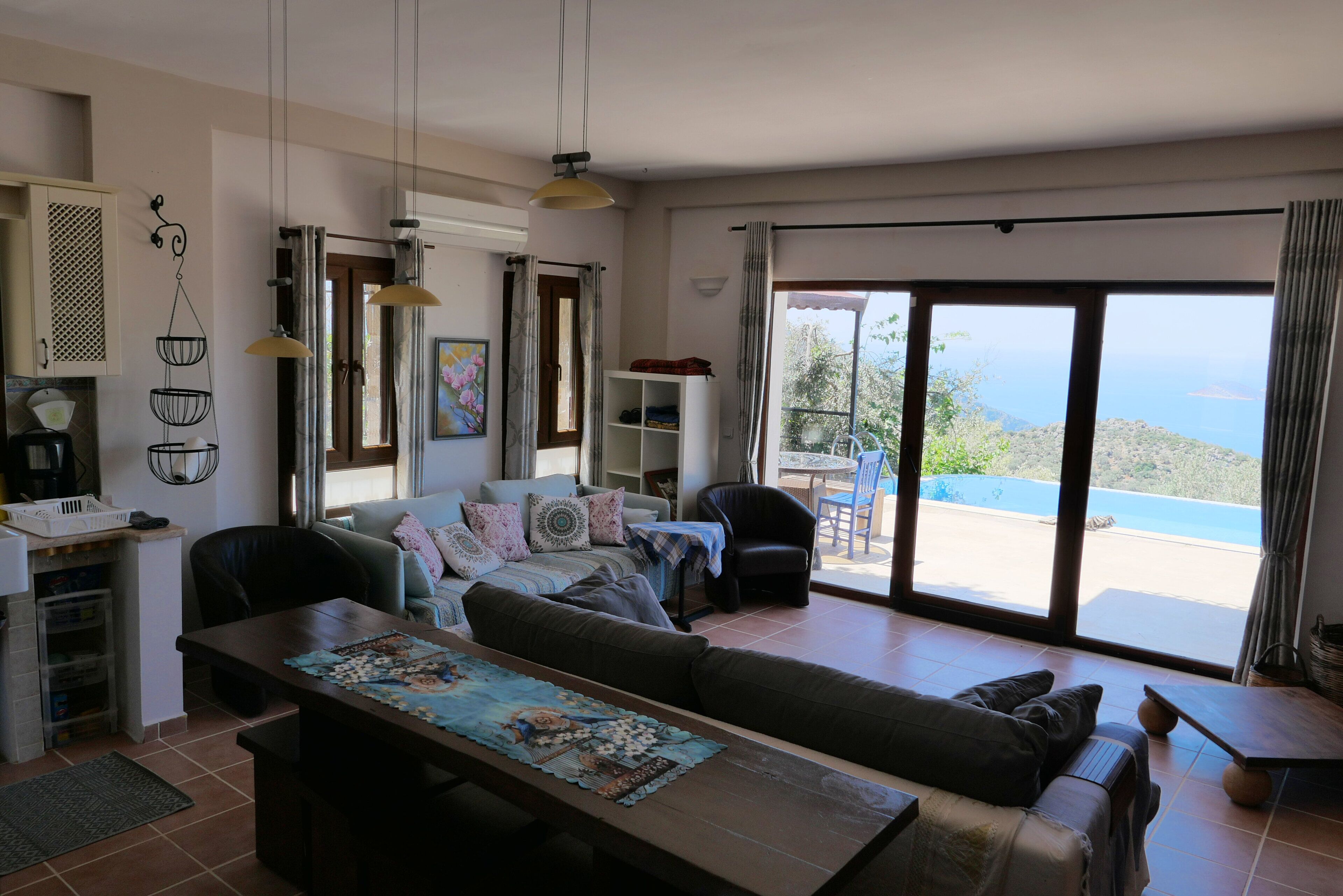 Villa Kybele, astounding vacation home with amazing view to Kalkan Bay