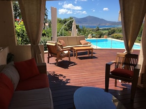 Pool - Porticcio Beautiful sea view villa with pool (Grosseto-Prugna)