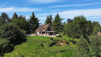 La maison vu dâun drone