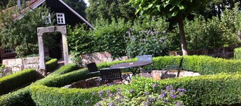Spacious half-timbered house with garden in quiet position close to the forrest
