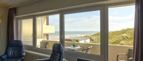 Télévision, lecteur de DVD, livres, chaîne hi-fi