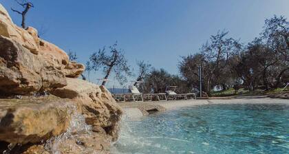 Romantic Tuscan villa with comfort, 3 double rooms, air conditioning, wifi, pool, sea, flush