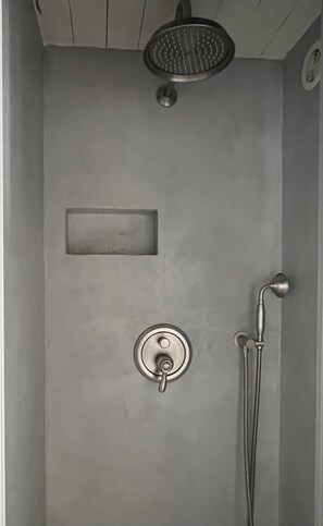 Shower, hair dryer