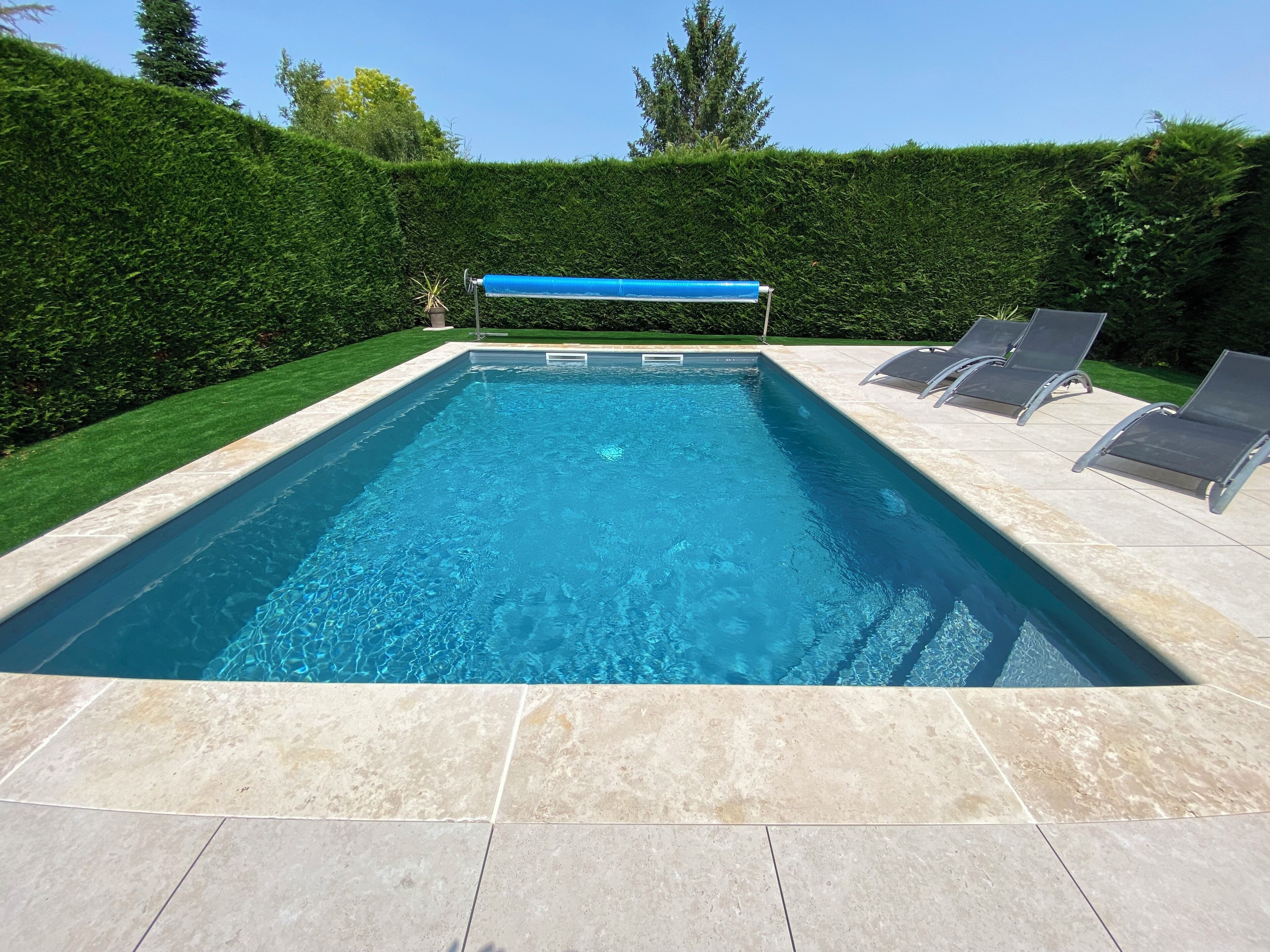 Et oppvarmet basseng