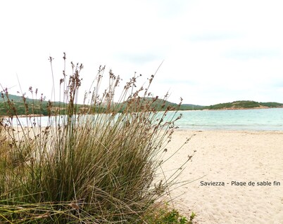 Beautiful villa*** 3bed.-150m beach-clim-piscIne.chauffée-private garden in PRUNETE