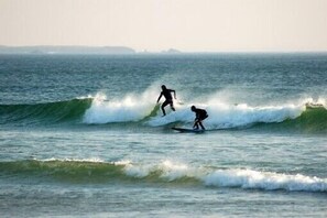 Beach nearby, sun-loungers