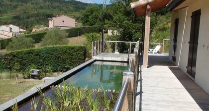 Maison des Lévriers equipped with a natural pool in the heart of Cathar Region