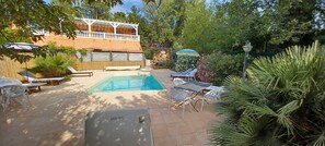 Outdoor pool - Luxury Provencal French Riviera villa in calm with balneo pool ncc, 6p (Vidauban)