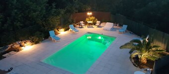 Luxury Provencal French Riviera villa in calm with balneo pool ncc, 6p