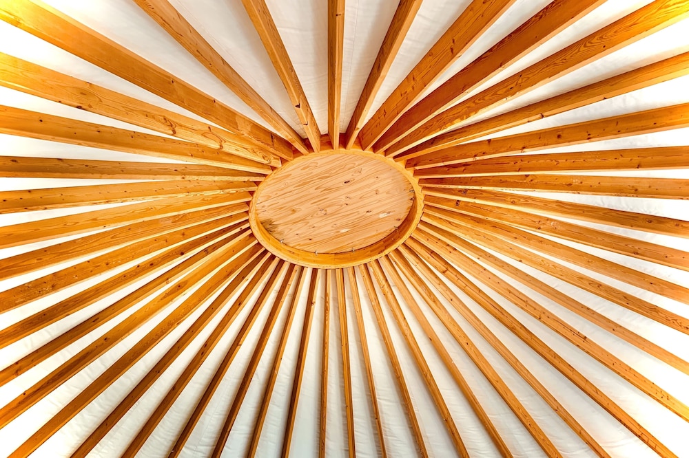 Unusual stay in a contemporary yurt