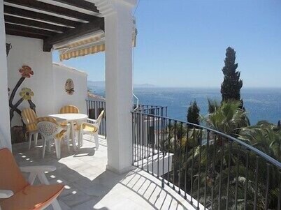 Villa with a stunning sea view, located by the poolside and close to the beach