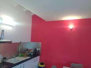 Fridge, microwave, stovetop, coffee/tea maker - In the heart of nature in a villa, T2 furnished (Petit Bourg)