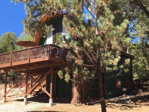 Forest getaway in Fawnskin, the quiet side of Big Bear