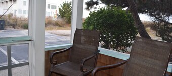 Pet Friendly Ocean Front Building Downtown Dewey Beach Sleeps 7
