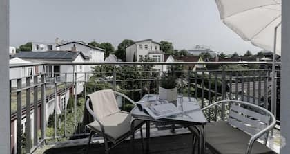 Windjammer - Atelier am Strom, Maisonettewohnung, ruhige Lage, 2 – 5 Pers.