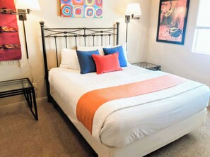 2 bedrooms, iron/ironing board, travel crib, WiFi