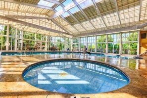 Indoor pool, outdoor pool