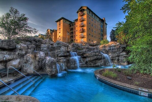 Indoor pool, outdoor pool