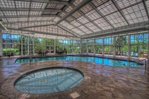 Indoor pool, outdoor pool