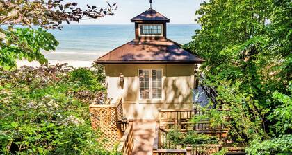 2024 remodeled historic Lake Michigan waterfront Union Pier home with spa.