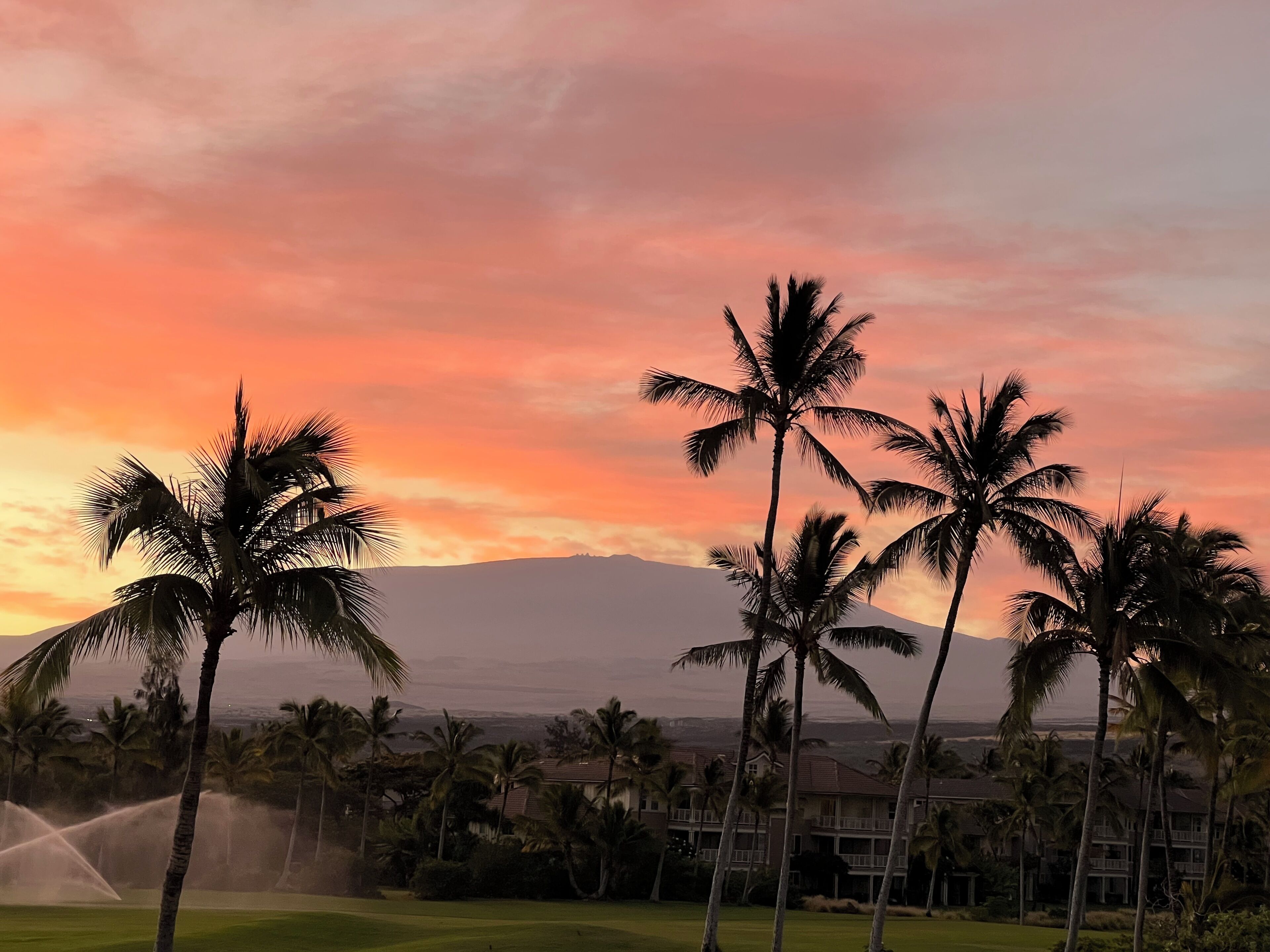 Sunrise over Mauna Kea
