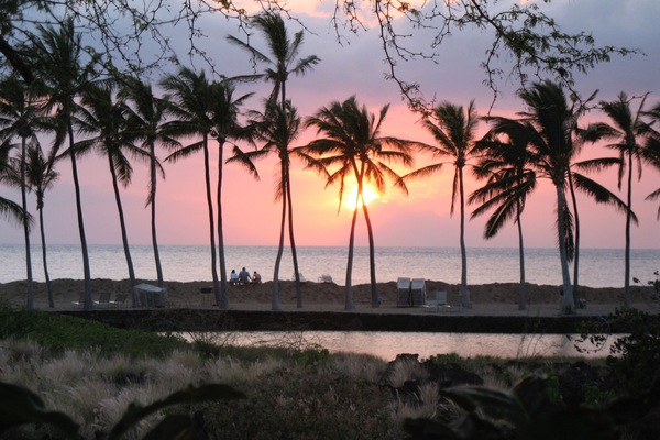 Sunset @ A-Bay - Just a walk across the street.