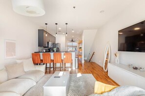 Smart TV, music library, video library