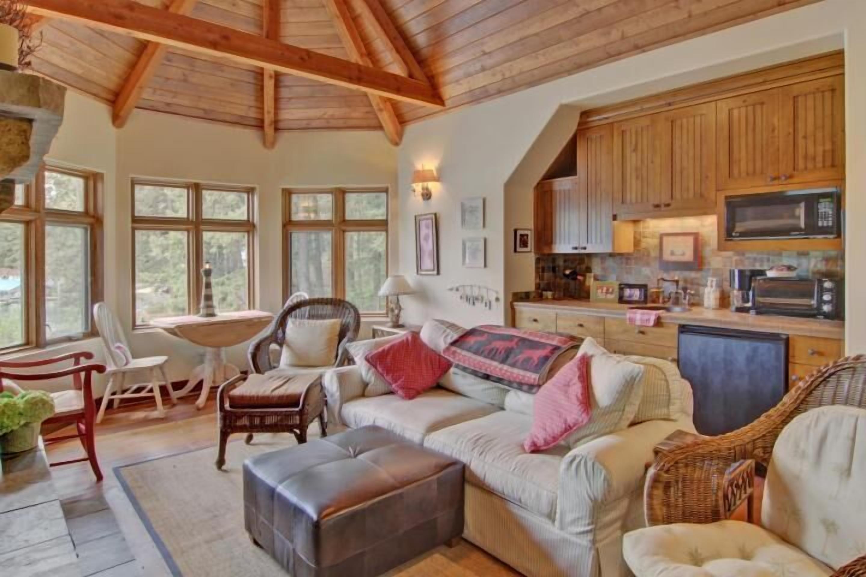 Télévision, cheminée, lecteur de DVD