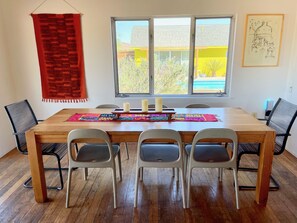 Dining - Secluded 20 Acre Retreat with Guest House and Pool/Spa (Joshua Tree)