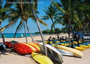 Sun loungers, beach towels - Early bird 10% off until Apr. Relax- Quiet end unit #601, tropical view, 95 golf (Waikoloa)