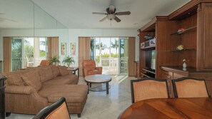 Télévision, table de tennis de table