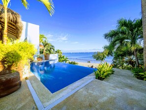 Outdoor pool, an infinity pool