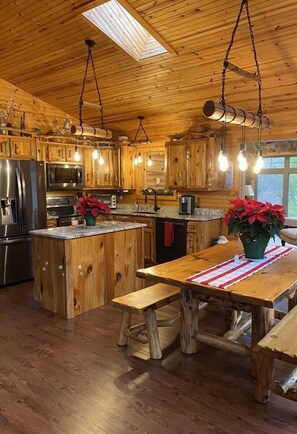 Dining - Luxury Riverfront Home w/ Fireplace, Cargo Lift, Kayaks, Firewood, Fenced Area (Everett)