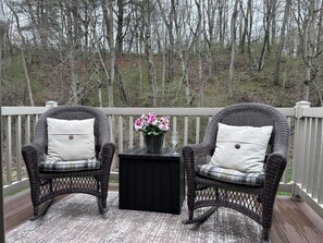Terrace/patio - Luxury Riverfront Home w/ Fireplace, Cargo Lift, Kayaks, Firewood, Fenced Area (Everett)