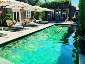 Outdoor pool, a heated pool - Spa-Like Paradise Walking Distance To Wineries,  Shops, No Final Cleaning Fee (St. Helena)