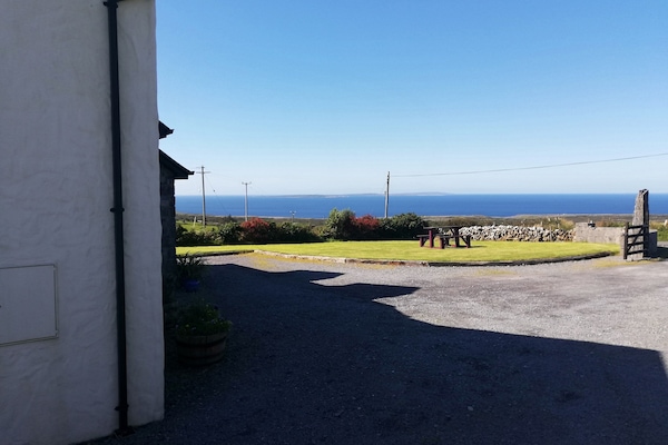 Atlantic ocean view at Gentian Cottage ... book now