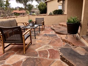 Terrace/patio - Charmer by the Chapel       VIEWS • HOT TUB • FIRE PIT (Sedona)