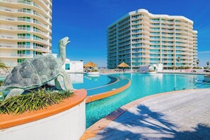 Indoor pool, a heated pool
