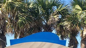 A sign for Gulf Shores, Small Town, Big Beach. - Elevated First Floor Beachfront w/ Beautiful Balcony Views (Gulf Shores)