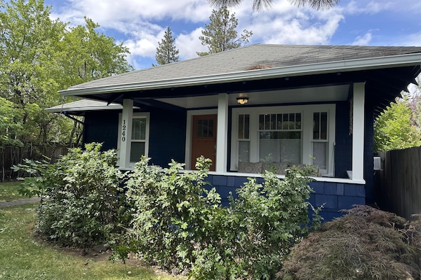 The Basalt Bungalow just steps to downtown Bend and many shops