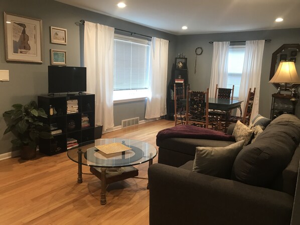 Smart TV, books, music library, video library