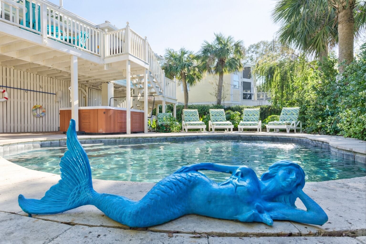 Udendørs pool, opvarmet pool