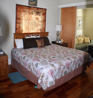 1 غرفة نوم ومكواة/لوح كي وواي فاي مجانًا وملاءات أسرّة